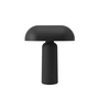 Normann Copenhagen - Porta LED Akku-Tischleuchte, schwarz