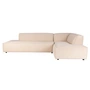 Zuiver - Fat Freddy Rib Ecksofa, rechts / natural