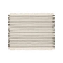 Broste Copenhagen - Elouise Tischläufer, 41,5 x 32 cm, off-white / schwarz
