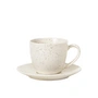 Broste Copenhagen - Nordic Vanilla Tasse mit Untertasse, Ø 14 x 8,8 cm