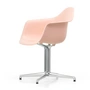 Vitra - Eames Plastic Armchair DAL RE, poliert / zartrosé (Filzgleiter basic dark)