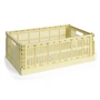HAY - Colour Crate Korb L, 53 x 34,5 cm, hellgelb, recycled