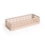 HAY - Colour Crate Korb Mini Oblong, powder, recycled