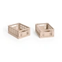 HAY - Colour Crate Korb Mini, 17 x 13 cm, powder, recycled (2er-Set)