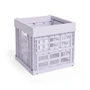 HAY - Colour Crate Korb Cube, 29,5 x 29,5 cm, lavendel, recycled