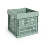 HAY - Colour Crate Korb Cube, 29,5 x 29,5 cm, salbeigrün, recycled