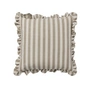Broste Copenhagen - Ina Kissenbezug, 50 x 50 cm, brown kelp / castle beige