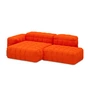 OUT Objekte unserer Tage - Henn Sofa 02, 245 x 140 cm, reinorange (Vidar 4 0542 by Kvadrat / Raf Simons)