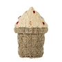 Bloomingville Mini - Cillie Korb mit Deckel, H 41 cm, natur