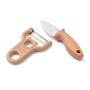 LIEWOOD - Pertense Sparschäler und Messer, tuscany rose (2-tlg.)