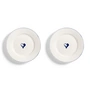 &klevering - Anouk Teller, Herz, Ø 21 cm, , blau (2er-Set)