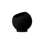 AYTM - Globe Blumentopf, Ø 17 x H 15,4 cm, schwarz / schwarz