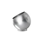 AYTM - Globe Blumentopf, Ø 17 x H 15,4 cm, silber / silber