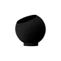 AYTM - Globe Blumentopf, Ø 21 x H 18,8 cm, schwarz / schwarz