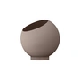 AYTM - Globe Blumentopf, Ø 21 x H 18,8 cm, taupe / taupe
