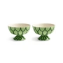 &klevering - Sirène Bowl, Ø 12,5 cm, grün (2er-Set)
