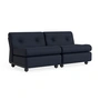 HAY - Amanta 2 Sitzer Sofa, anthrazit / blauschwarz (HAY Maglia)