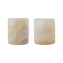 House Doctor - Kae Teelichthalter, beige (2er-Set)