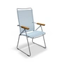 HOUE - CLICK Position Outdoor Armlehnstuhl, dusty light blue