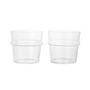 Ferm Living - Boya Trinkglas, low, 30 cl, klar (2er-Set)