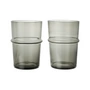 Ferm Living - Boya Trinkglas, tall, 45 cl, rauchgrau (2er-Set)