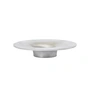 Ferm Living - Soothe Blockkerzenhalter, Aluminium silber