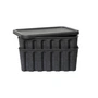 Ferm Living - Paper Pulp Aufbewahrungsbox, groß, charcoal (2er-Set)