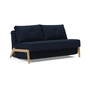 Innovation Living - Cubed 140 Schlafsofa, 98 x 148 cm, Eiche / dunkelblau (528 Mixed Dance)