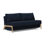 Innovation Living - Cubed 160 Schlafsofa, 103 x 165 cm, Eiche / dunkelblau (528 Mixed Dance)