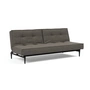 Innovation Living - Splitback Styletto Schlafsofa, dunkelgrau (216 Flashtex)