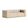 HAY - Mags Sofa 2,5-Sitzer, Kombination 1, beige (Hallingdal 220) (Filzgleiter)