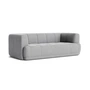 HAY - Quilton 2-Sitzer Sofa, hellgrau (Hallingdal 130)