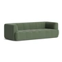 HAY - Quilton 3-Sitzer Sofa, grün (Linara 100)