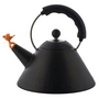 Alessi - Wasserkessel 9093 "Bird Kettle", schwarz / schwarz
