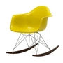 Vitra - Eames Plastic Armchair RAR RE, Ahorn dunkel / Chrom / senf