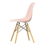 Vitra - Eames Plastic Side Chair DSW RE, Ahorn gelblich / zartrosé (Filzgleiter baisc dark)