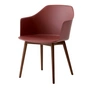 &Tradition - Rely Armchair HW76, Walnuss lackiert / rotbraun