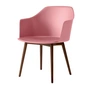 &Tradition - Rely Armchair HW76, Walnuss lackiert / soft pink