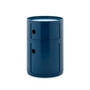 Kartell - New Big Componibili 2 Container, H 61,5 cm, blau