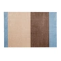 tica copenhagen - Stripes Horizontal Läufer, 60 x 90 cm, ivory / sand / blue