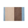 tica copenhagen - Stripes Horizontal Läufer, 40 x 60 cm, Ivory / sand / blue