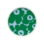 Marimekko - Oiva Unikko Teller Ø 20 cm, weiß / grün / hellblau