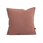 HAY - Terrazza Outdoor Kissen, 50 x 50 cm, dicke Streifen, terracotta