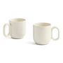 HAY - Barro Becher mit Henkel, off-white (2er-Set)