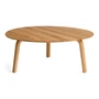 HAY - Bella Couchtisch Ø 80 cm / H 32 cm, Eiche geölt