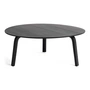 HAY - Bella Couchtisch Ø 80 cm / H 32 cm, schwarz