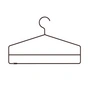 String - Kleiderbügel, dunkelbraun (4er-Set)