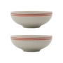 Nicolas Vahé - Bistro Schüssel Ø15,5 cm, rot / weiß (2er-Set)