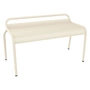 Fermob - Luxembourg Gartenbank ohne Rückenlehne 90 cm, latte-beige
