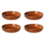 HKliving - Chef Ceramics tiefer Teller, Ø 19,3 cm, burned orange (4er-Set)